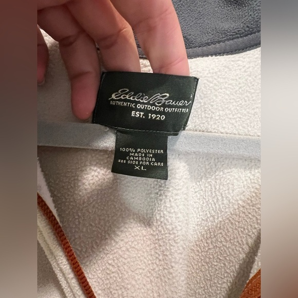 Eddie Bauer Quarter Zip Up Pullover Men’s Size XL - Picture 6 of 12